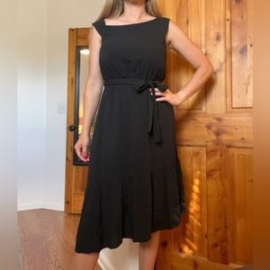 Black Asymmetric Dress